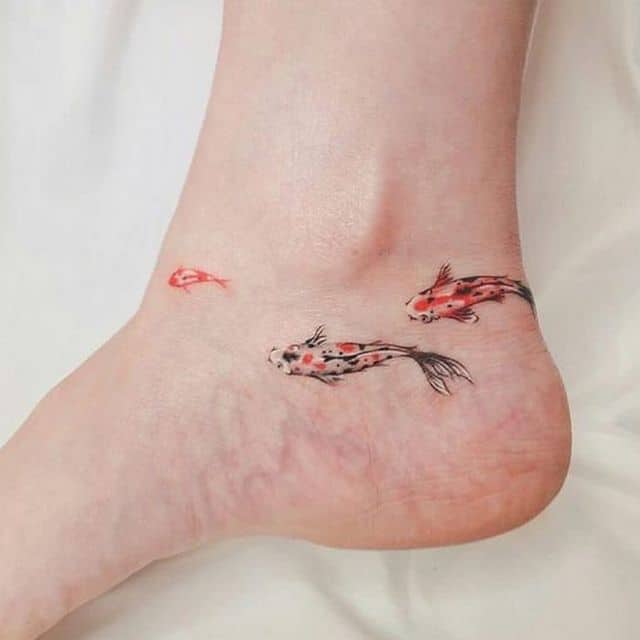 миниатюра тату рыбки