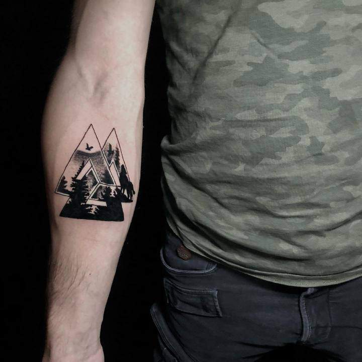 валькнут лес тату