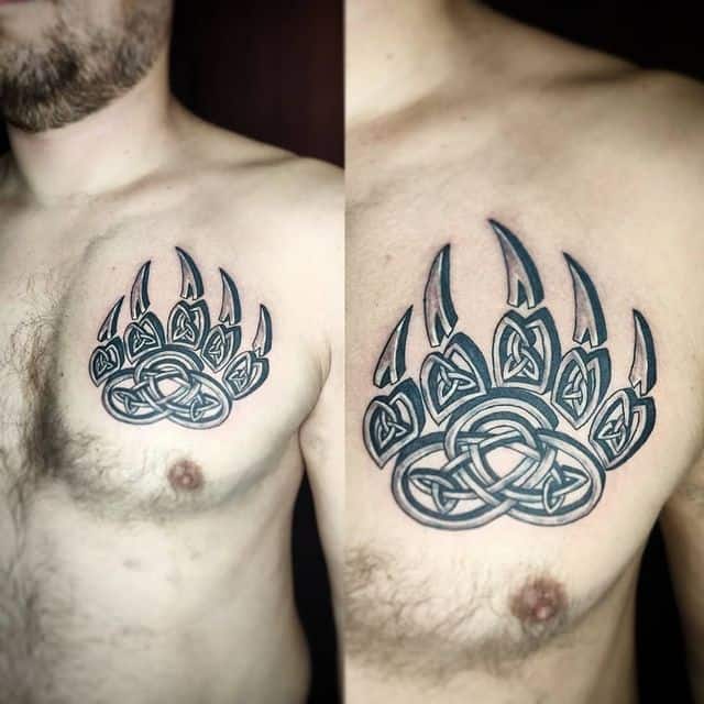 печать велеса тату мужское