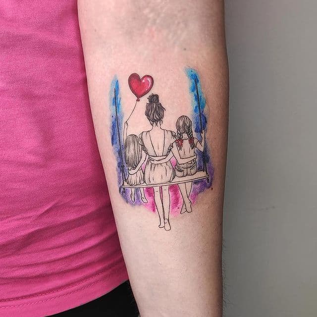 мама тату цвет