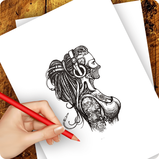 нарисовать эскиз тату