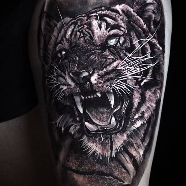 тату тигр