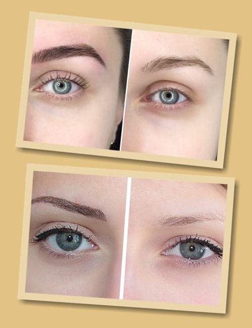 прибрати перманентний макіяж брів