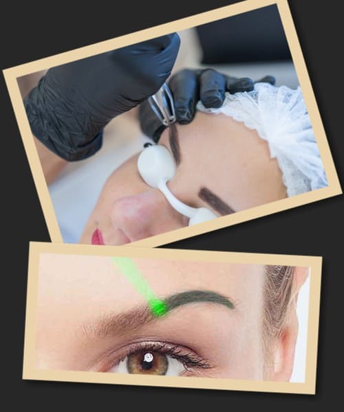 Лазерний метод виведення перманентного макіяжу брів