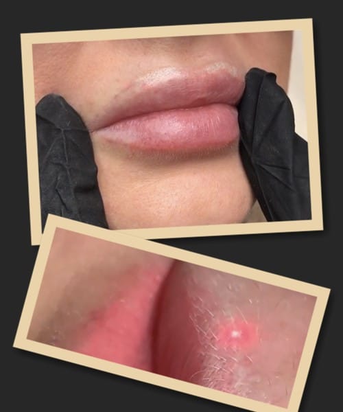 Видалення татуажу губ лазером Q-Switch