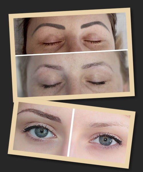 Як можна виправити невдалий татуаж брів