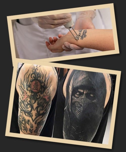 освітлення тату для перекриття