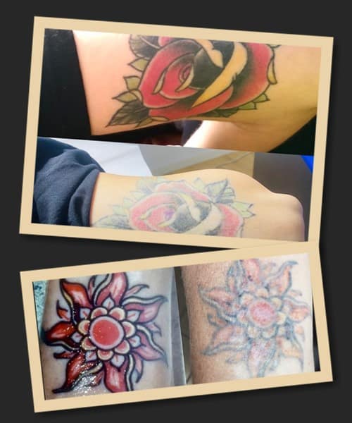 видалити червоне тату