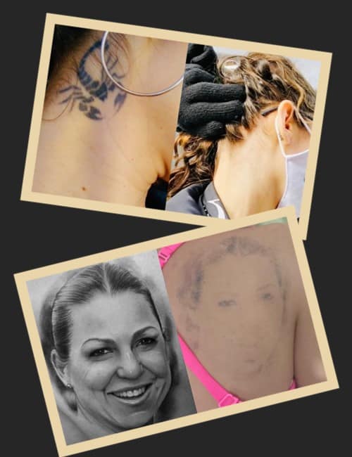 виведення свіжого татуювання