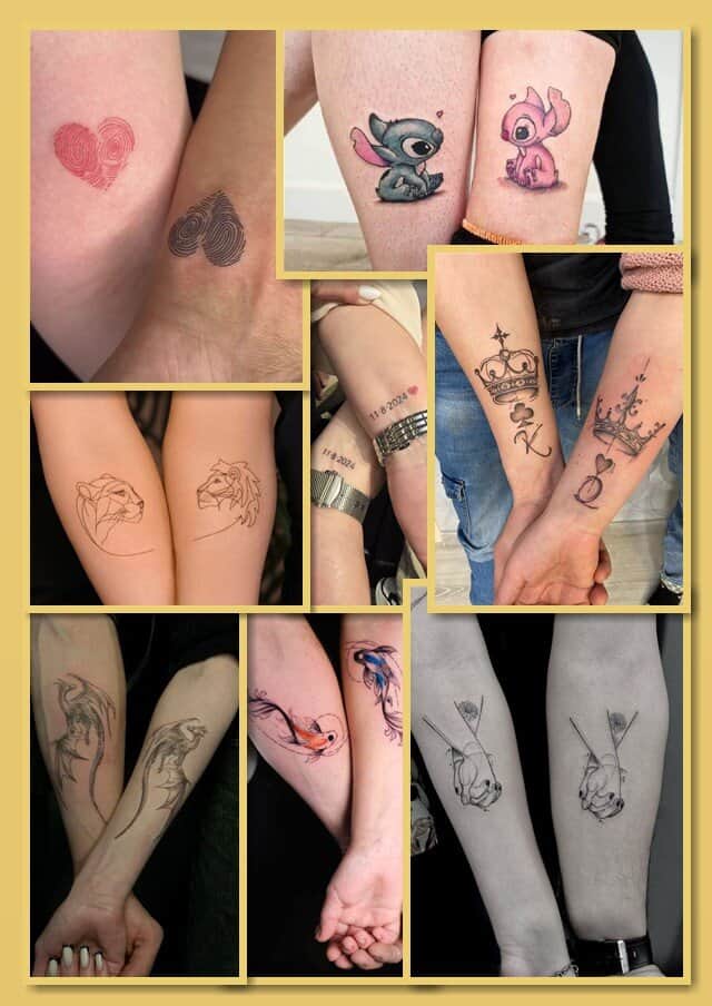 Парні татуювання для закоханих