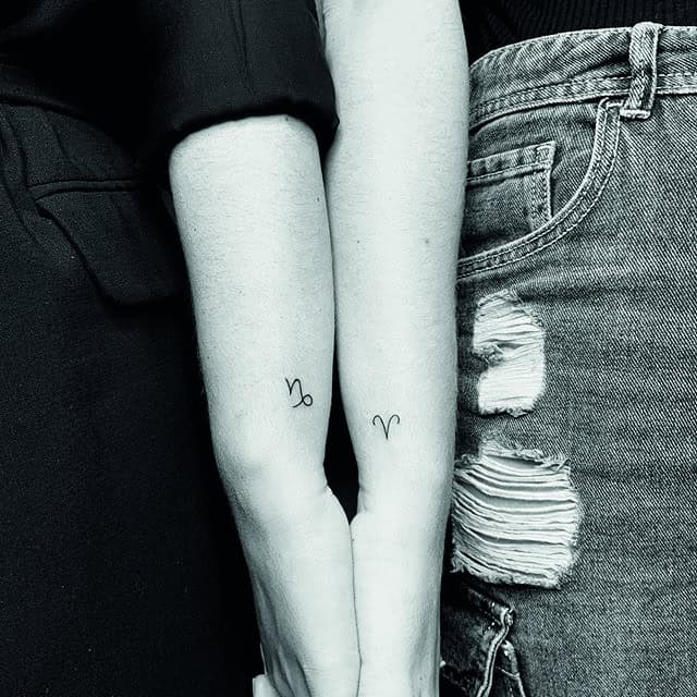 парні тату маленькі