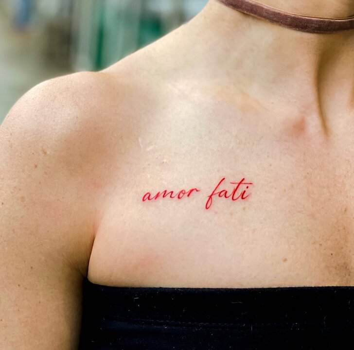 значення тату amor fati