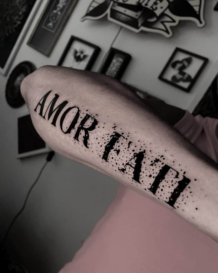 amor fati татуювання
