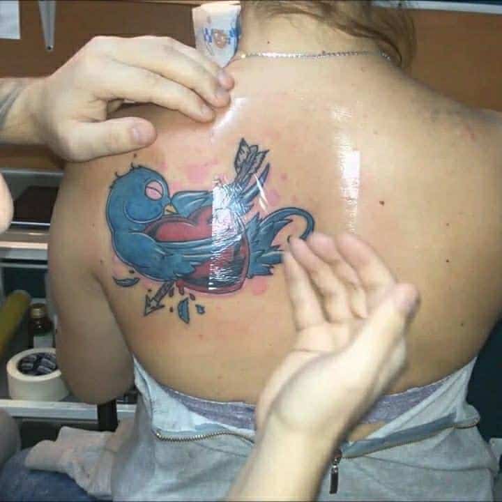 правильне загоєння тату