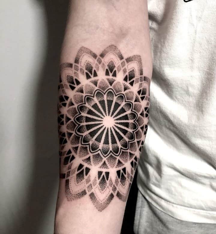мандала тату