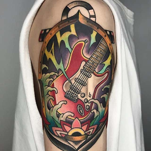 тату гитара