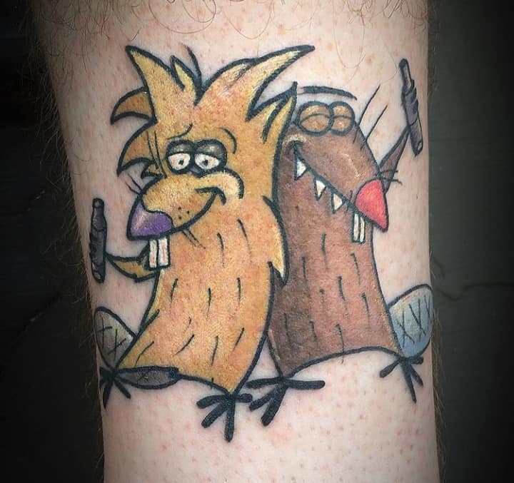 крутые бобры тату