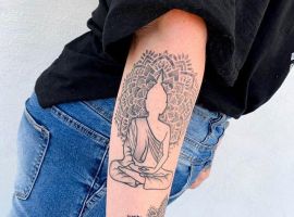Буддийские тату Будда