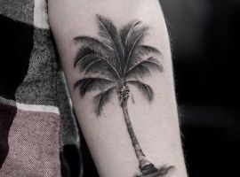 Тату пальма