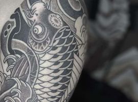 Карп кои тату