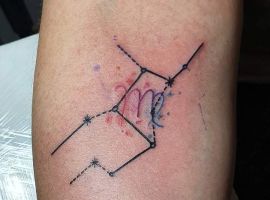 тату дева созвездие