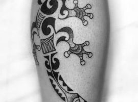 игуана тату