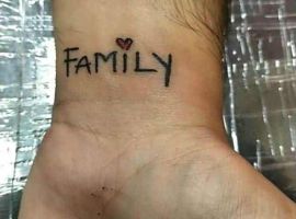 тату на запястье