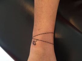 цепочка тату браслет