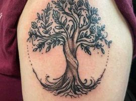 тату дерево жизни