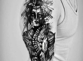 тату япония ориентал