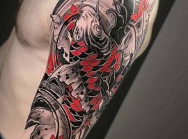 рукав япония тату