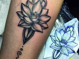 тату лотос