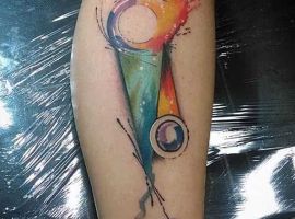 Тату абстракция