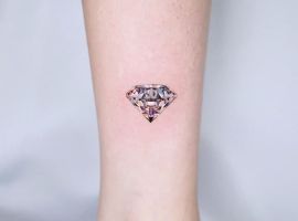 тату бриллиант