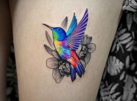 татуировка колибри