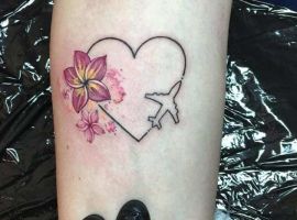 тату сердечко