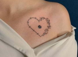 тату сердце