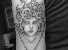 Медуза Горгона тату