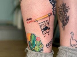 тату спанч боб