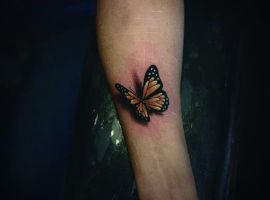 тату бабочка