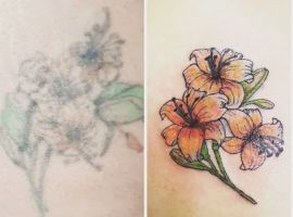 тату кавер после осветления