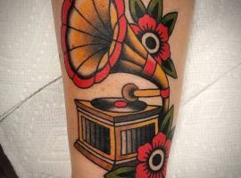 тату грамофон