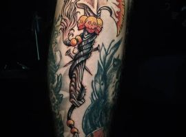 мужская трендовая тату