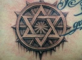 шестиугольная гексаграмма (звезда давида)