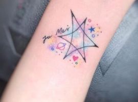 тату звезда