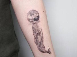 тату кит кашалот