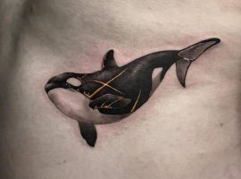 тату кит касатка