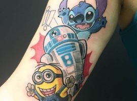 тату лего и миньоны