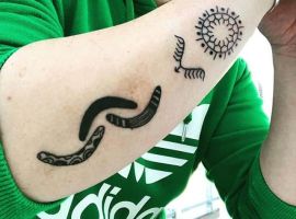 тату бумеранг карма