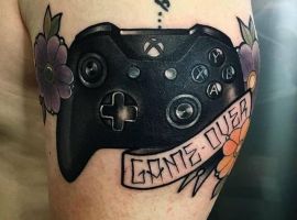 тату джойстик геймер